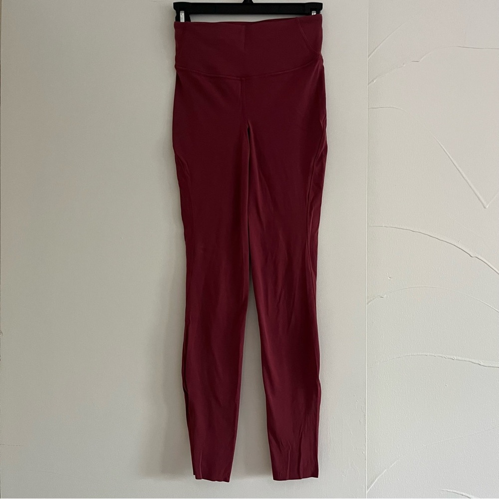 Lululemon Maroon Leggings 28” Length